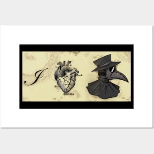 I heart Plague Doctors 3 Posters and Art